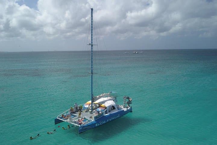 Catamaran Dolphin Snorkeling Cruise: Open bar, Light Lunch & I Love Aruba Shirt photo highlight 6