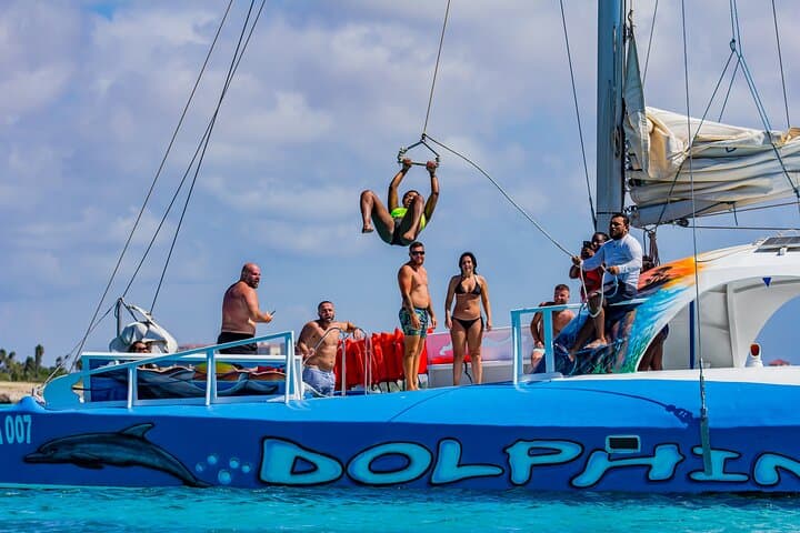 Catamaran Dolphin Snorkeling Cruise: Open bar, Light Lunch & I Love Aruba Shirt photo highlight 16