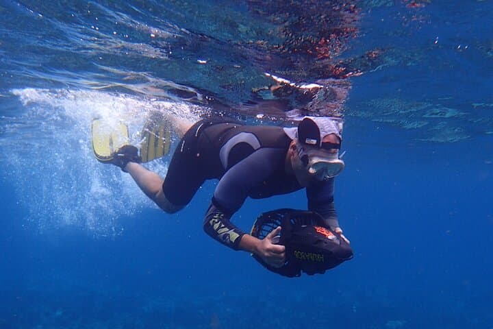 Snorkeling with Solar Power Sea Scooters - Group Tour in Aruba
