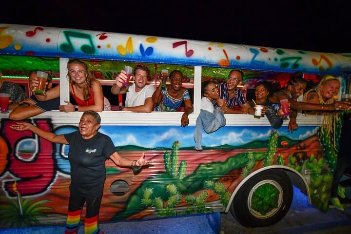 Nightlife Barhopping Tour with DJ and Dancing on Party Bus in Aruba photo highlight 6