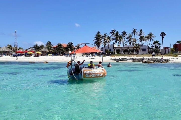 Private Aqua Donut Island Dinner in Aruba with Pick-Up photo highlight 6